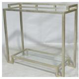 Chelsea House Glass & Metal Console