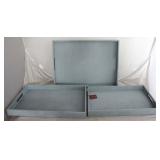 3 pc Wood Tray Set - 20.5 x 15 x 1.75