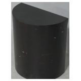 Chelsea House Black Half Moon Table 20x17.5x10