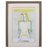 FEMME AU BUSTE LITHOGRAPH BY PABLO PICASSO