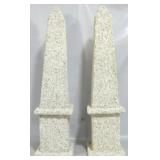 Chelsea House monumental pair obelisks