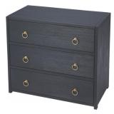 Butler Specialty Lark 3 drawer chest, navy