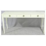 Modern History painted 3 drawer console
