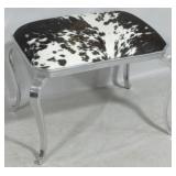 Butler Specialty cowhide ottoman
