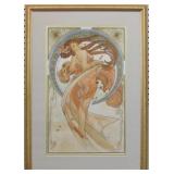 DANCE GICLEE BY ALPHONSE MUCHA