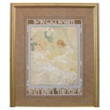 PROGRAM THEATER GICLEE BY ALPHONSE MUCHA