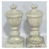 Pair decorative 15" candle prickets