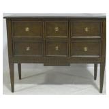 Alden Parkes 6 Drawer Commode 34x44x20