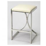Butler Specialty Natalya silver counter stool