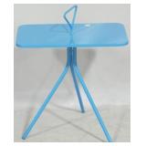 Three Hand metal table, 19 x 20 x 12