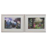 CINDERELLA/ SLEEPING BEAUTY GICLEE BY T. KINKADE
