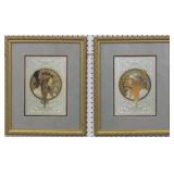 BLONDE/ BRUNETTE BY ALPHONSE MUCHA