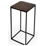 Butler Lacrossa end table in bronze & iron