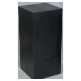 Black reptilian texture stand 34x16x16