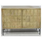 Elk Home double door cabinet, metal base