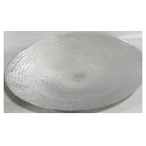 Monumental 37" metal disc wall art