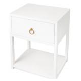 Butler Company Lark 1 drawer table, white