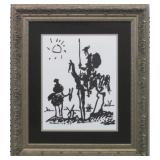 DON QUIXOTE SILKSCREEN BY PABLO PICASSO