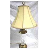 Decorative cut glass 32" lamp