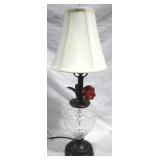 Decorative cut glass 29" lamp