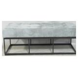 Tufted Bench by Three Hands 18.5x47x18