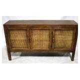 Stylecraft cane inset 3 door console