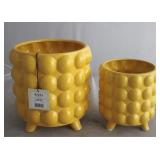 Vase - set of 2 - 8.5 x 8.5 x 8.5