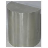 Chelsea House Silver Half Moon Table 20x17.5x10