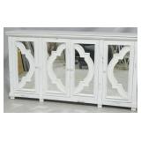 Mirror Front 4 Door Console 42x78x18