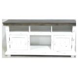 Painted & Distressed Console 27x54x16