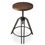 Butler Specialty metal & wood adjustable stool