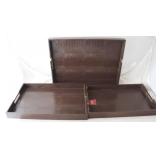 3 pc. Serving Tray Set by Three Hands