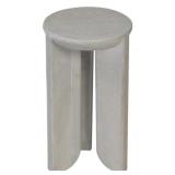 Union Home Hemi white wash side table