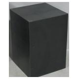 Black reptilian texture stand 24x16x16