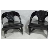 Pair Wildwood Beverly Grove acrylic chairs