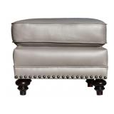 LEA Unlimited Victoria leather ottoman