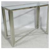Butler Specialty Glass Top Table 31x40x17