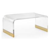 Chelsea House Waterfall acrylic coffee table