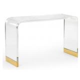 Chelsea House Waterfall acrylic console table
