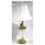 Decorative cut glass 28" lamp