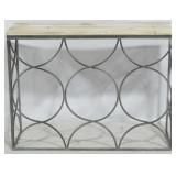 Elk Home folding metal base console table
