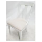 B G Industries side chair, staining on seat