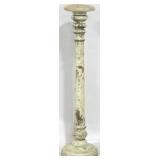 Large 37" tall distressed candle holder