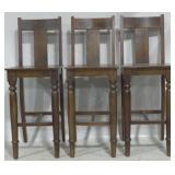 3 Barstools 46x17x18