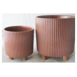 2 pc. Set of Planters by Three Hands