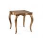 Alden Parkes Chantal light bronze leaf table