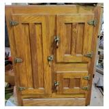 Antique Oak Ice Box