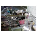 Shopping Cart & Assorted Items