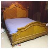 Large Bed w/ bedding