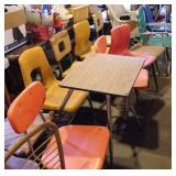Assorted Plastic School Chairs